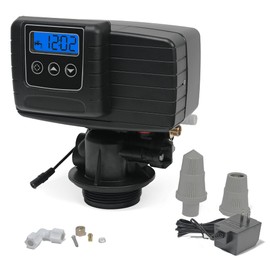 Time Type 5600SXT Water Softener Control Head, 110V Water Softener System Filter Control Head, Electronic Water Softener Valve, Inlet/Outlet DN25, Complete Accessories