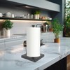 Paper Towel Holder with Damping Effect Stainless Steel Punch Free