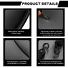 Suvnie Car Seat Bottom Cover, Premium PU Leather Seat Protection