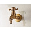 MINAKIKO Antique Scandinavian Style Faucet (Choice of Variations), Brass, Gardening,