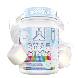 RYSE Up Supplements Ryse Core Series Loaded Protein | Build, Recover, Strength | 25g Whey Protein | Added Prebiotic Fiber and MCTs | Low Carbs & Low Sugar | 20 Servings (Marshmallow)