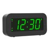 Timegyro Digital Alarm Clock Battery Operated - LCD/LED Display Switchable,