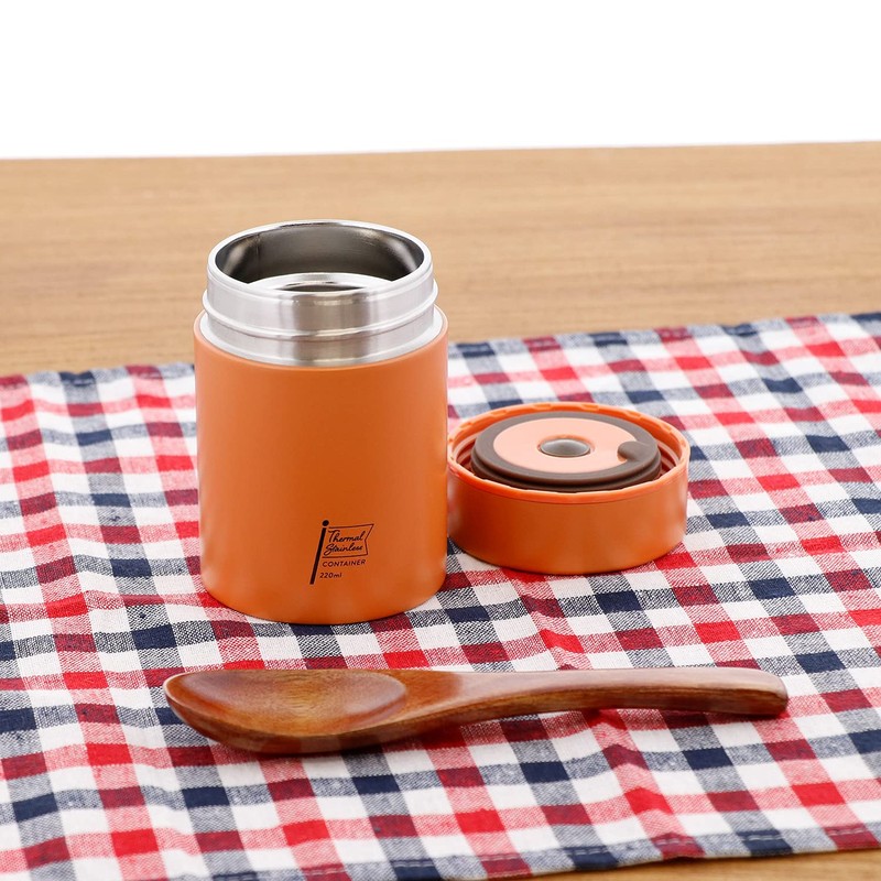 Bestco ND-8276 Lunch Jar 220ml Shadow Orange Micley Food and