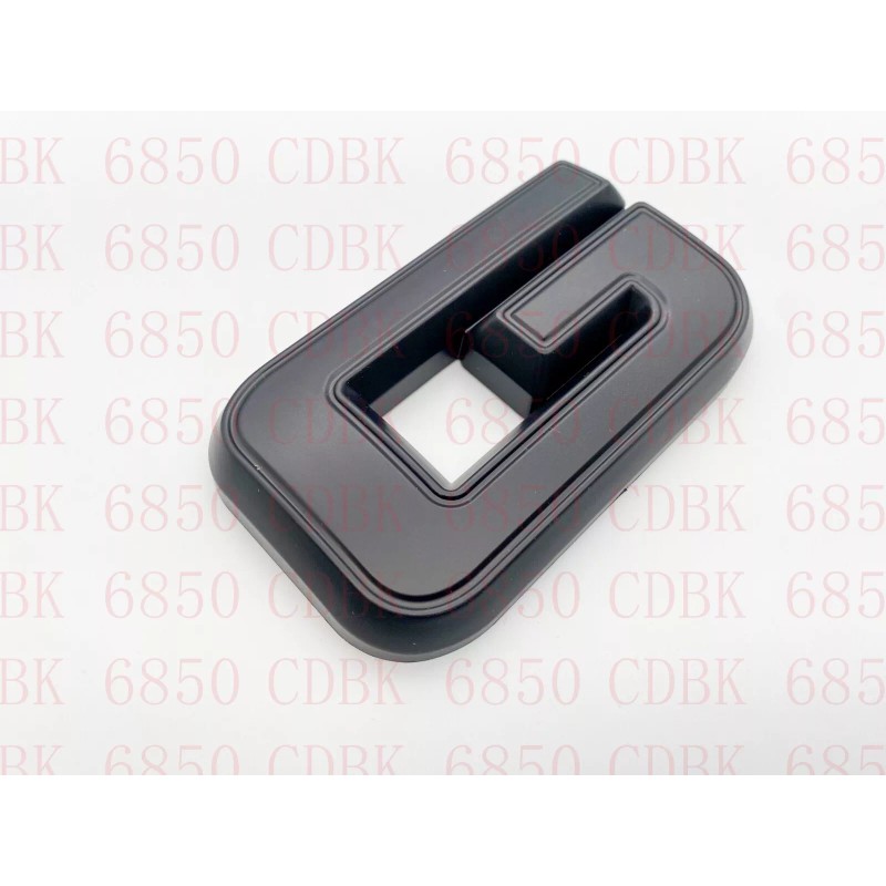 Auto For Front GMC Matte Black OVERLAY Emblem Badge Fit