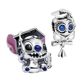 Qulmlxis 2025 Graduation Charms Compatible for Bracelets S925 Sterling Silver Charm For Jewelry Present