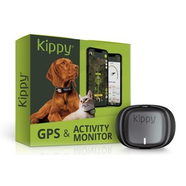 Kippy - GPS Pet Tracker Collar Evo - Health and Activity Tracker – Satellite Dog and Cat Tracker for Collar - Waterproof Dog Tracker GPS - Locator with Instant Alerts and LED - Green