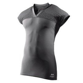 McDavid Hex Shell Shirt 2-Pad, Comfort & Protection from Hard Objects, Moisture-Wicking Technology, Great for Multiple Sports Grey