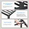 ROIL 12 inch Metal Queen Bed Frame with Rounded Corner