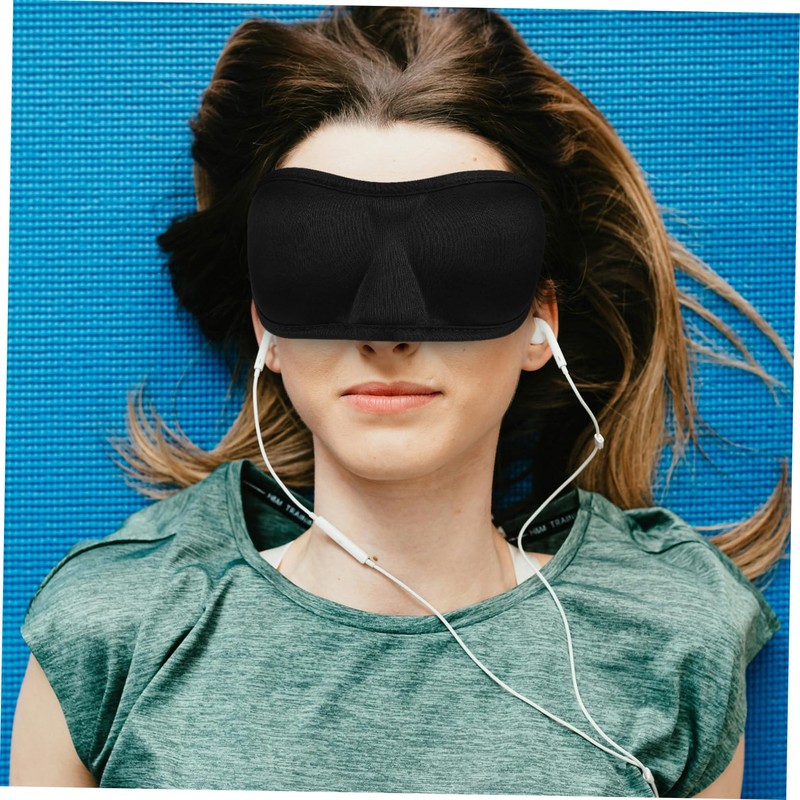 Beavorty 6pcs Eye Mask Blackout Sleeping Masks for Men Women