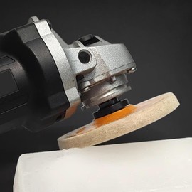 LEONTOOL 10Pcs 4 Inch Wool Felt Polishing Wheel Disc Round Wool Felt Disc Wheel Pad for 100 Angle Grinder, 5/8" Wool Polishing Wheel Disc Felt Grinder Polishing Wheel for Metal, Marble, Furniture, Car