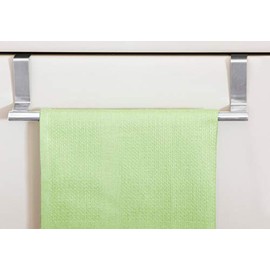 chg 3413 Door Towel Rail Made of Stainless Steel Silver feiem, 29, 5 x 6.5 x 7 cm