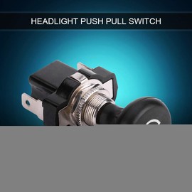 Cuque Push Pull Headlight Switch 12V Car Headlight Push Pull Light Switch Push Pull Headlight Switch Button for EZGO/Club Car Headlight Pull Switch