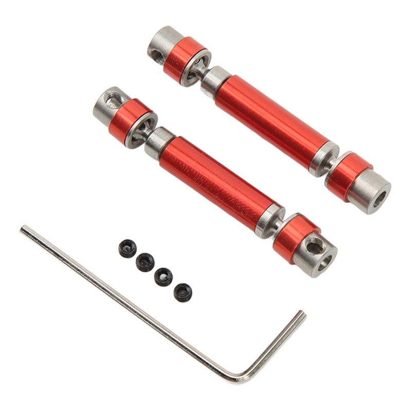 2PCS Front Rear Center Drive Shaft Aluminum Alloy Wear Resistant