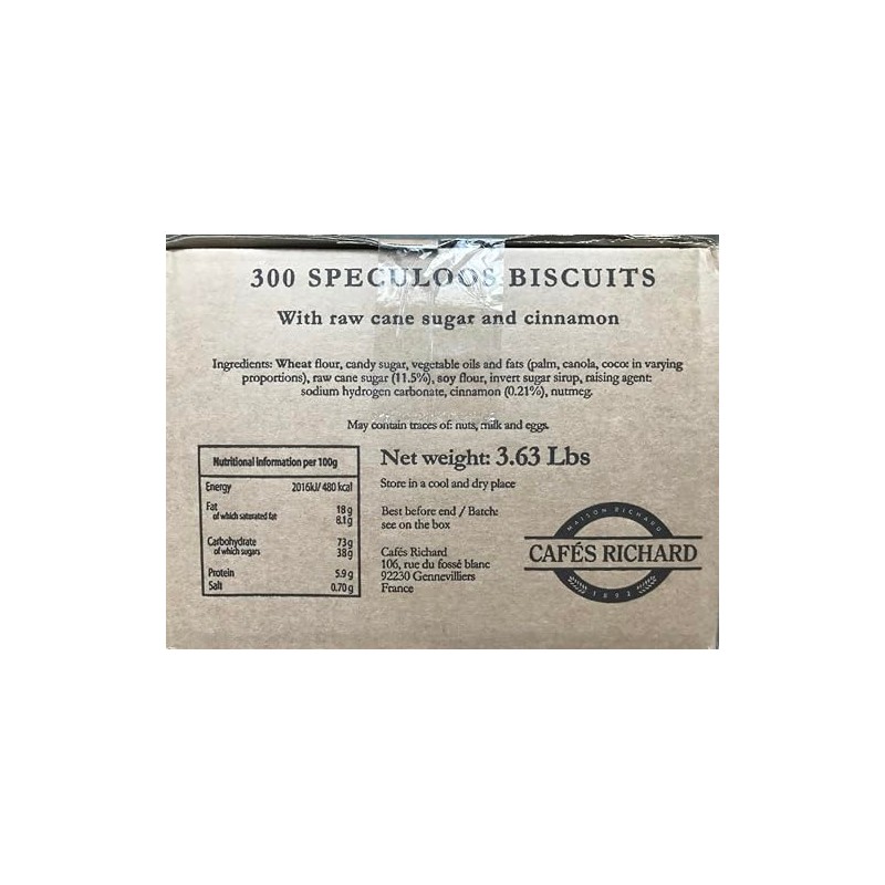 Cafés Richard Speculoos Cookies (300 count)