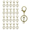 20sets Lobster Claw Clasps Hook with Flat Split Keychain Ring