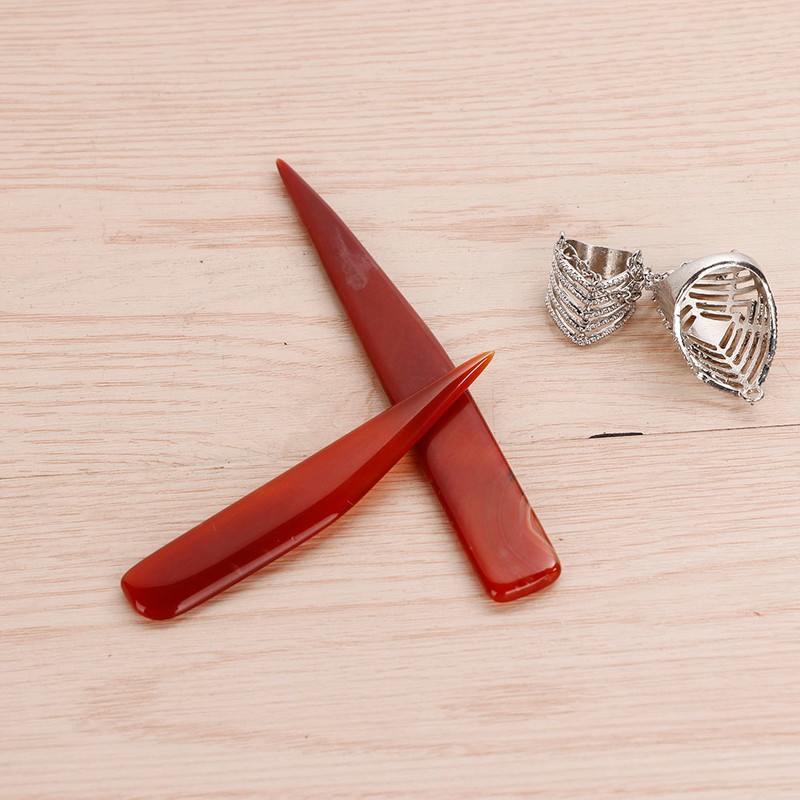 5pcs Agate Knife Burnisher Hand Craft Jewelry Making Tool for