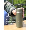 CBJAPAN SANTECO Khaki Water Bottle, 16.9 fl oz (500 ml),