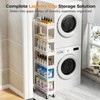 Xpatee 6 Tier Slim Storage Cart with Wheels, 6" D