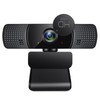 TECHFUN HD Webcam (1080P/30fps) for PC With Microphone, Plug &