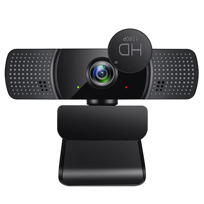 TECHFUN HD Webcam (1080P/30fps) for PC With Microphone, Plug &