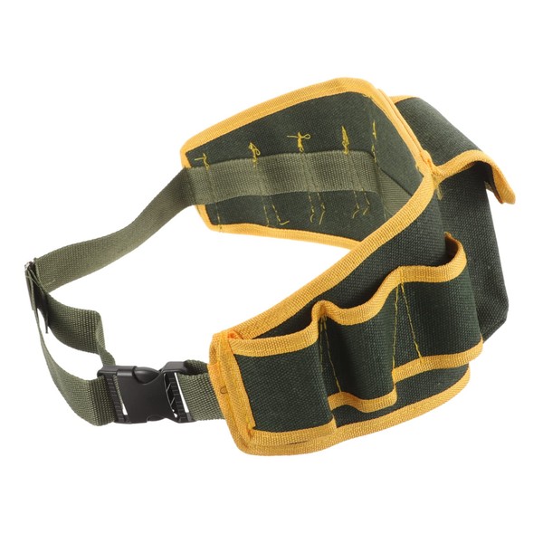 Operitacx Canvas Tool Storage Bag for Electricians Thickened Tool Pouch