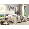AC Pacific AC-BED16 Faux Leather Upholstered Headboard with Modern Diamond