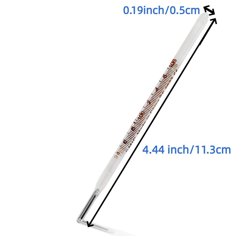 ℉ Oral Thermometer for Adults and Kids 2PCS - Glass