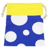 Multi Drawstring Small Navy Dot, Drawstring Bag, Kindergarten, Elementary School,