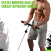 Tricep Pressdowns Straight Bar Cable Attachment ，360 Degree Rotating Bicep