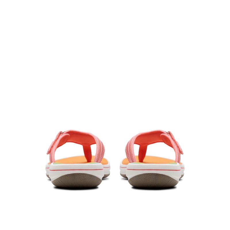 Clarks Clarks Women's Breeze Sea Flip-Flop, Multicolor Synthetic, 5