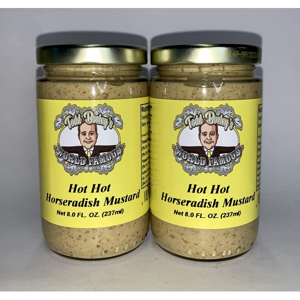 Todd Bosley's World Famous Hot Hot Horseradish Mustard (2 Pack)