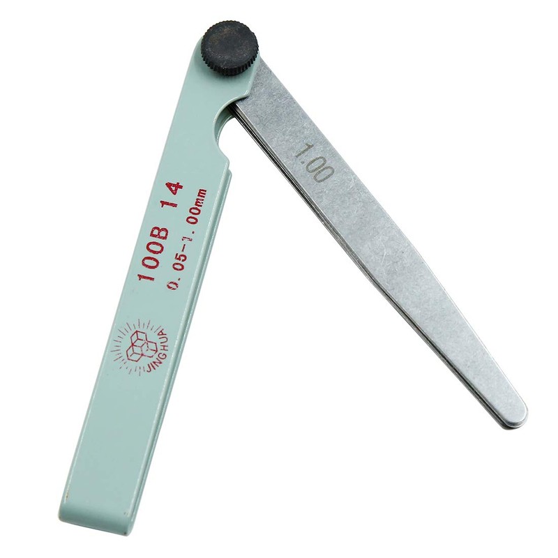 sourcing map 0.05-1 mm 14 Master Feeler Gauge Car Spark