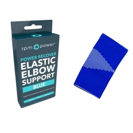 RPM Power Elastic Brace Support for Wrist, Knee, Shin, Eblow & Ankle - Breathable, Adaptable Elastic Support (Elastic Elbow Support - S)