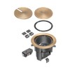 Arlington FLBR5420AB Floor Box Kit with Recessed Wiring Device (Antique