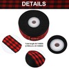 Boao 2 Rolls Christmas Buffalo Plaid Ribbon Christmas Wrapping Ribbon