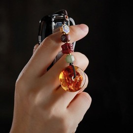 Lagnlnaoy Good Luck Keychain feng shui Amulet Car Key Bring,Safty, Healthy,Success