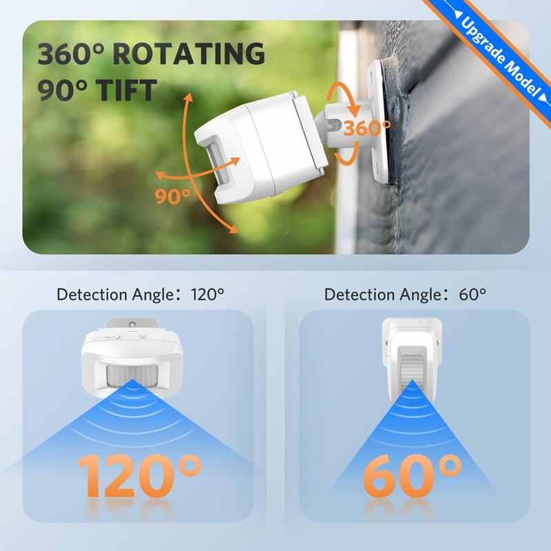 Driveway Alarm Motion Sensor - Driveway Alarms Wireless Outside Weatherproof