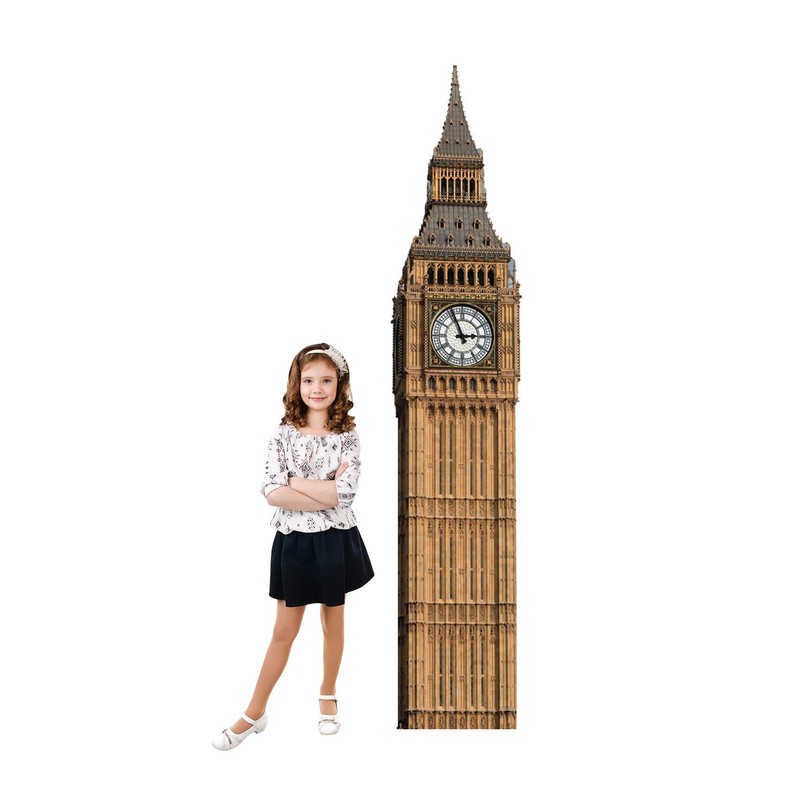 Cardboard People Big Ben Clock Tower Life Size Cardboard Cutout
