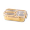 Donkoy Metal Lunch Box with 3 Dividers - Breakfast Box