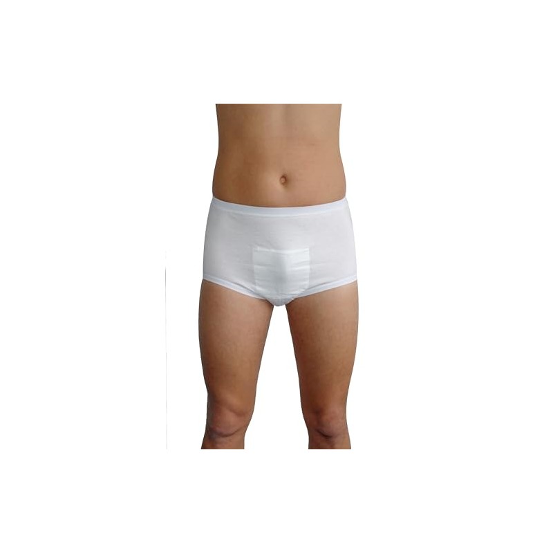 Hydas Herren Inkontinenz Schutzhose mit speziellem Einsatz für Vlieseinlagen, Baumwolle,