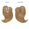 PARXITN Hair Toupee for Women, 3 Clips in Hair Topper
