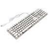 Blue Switch Mechanical Keyboard 104 Keys Backlight Ergonomic Retro Steampunk