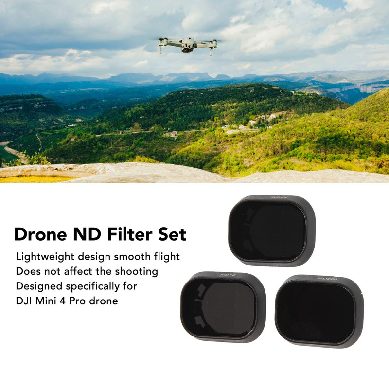 3 in 1 Drone ND Filter Set ND16 ND64 ND256