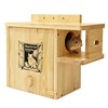 Firmlly Extra Large Outdoor Squirrel House, Wooden Nesting Box