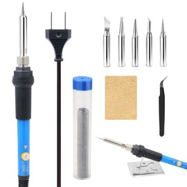 Winova Soldering Iron Set, Adjustable Temperature, For DIY and Home Appliance Repair, 6 Levels Adjustment, Stainless Steel, Welding Tool, Compatible with Electronic Work & Jewelry Repair, 60W/110V