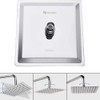 Rain Shower Head With Extension Arm, NearMoon Square Shower Heads,