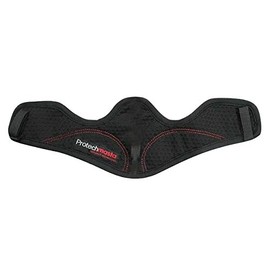 PROTECHMASTA Infrared Poll Guard for Horses - Ceramic Infused Lining - Perfect Protection & Comfort - Breathable Airmesh Outer - Hook and Loop Fastening - Black, Size COB