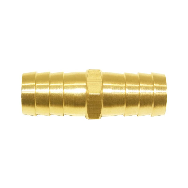 Joywayus 5/8" ID Hose Barb Hex Union Brass Fitting Water/Fuel/Air