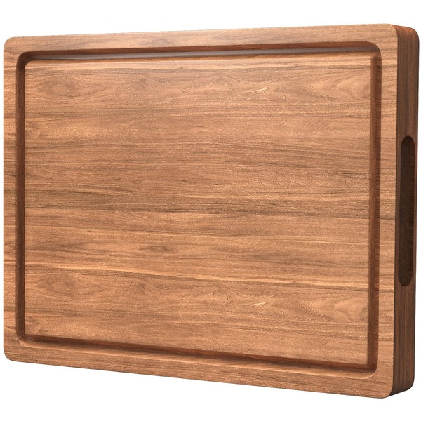 Wood Cutting Boards for Kitchen, 17x12 Inch Butcher Block with