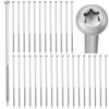 Moxweyeni 30 Pcs 7'' Gutter Screws Star Drive Screws Durable